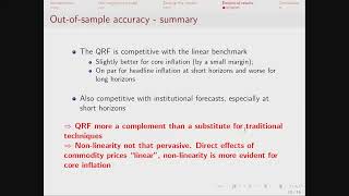 Michele Lenza on Non-Linearity in Euro Area Inflation