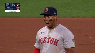 Rafael Devers makes a great diving catch at 3rd base BOS @ KC 08-06-2024