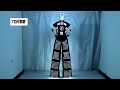 LED Light Robot Costume Clothing Traje de Robot LED Stilts Walker Suit jacket