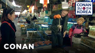 Conan Visits Noryangjin Fish Market | CONAN on TBS
