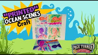 Easy Printed Ocean Scenes | Fun Kids Craft!