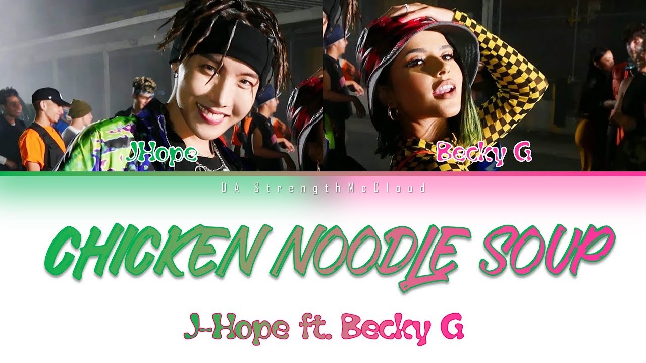 J-hope 'Chicken Noodle Soup (feat. Becky G)' (Color Coded Lyrics Han가사 ...