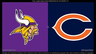 Minnesota Vikings vs Chicago Bears | Full Game | NFL Week 12 | Madden NFL 25