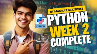 🔥 Python Week 2 Full Lectures | String Operations, Conditional Statements, Modules & More