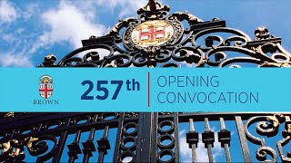 2020 Brown University Opening Convocation