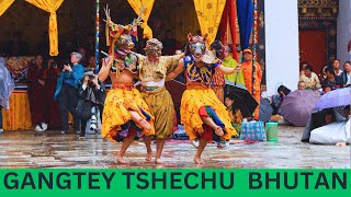 [GANGTEY TSHECHU 2024] - BHUTANESE CHAM DANCES [4K 60fps] 🇧🇹