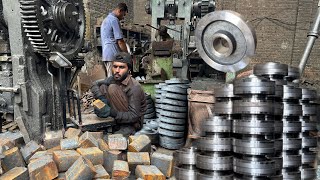 Amazing Process Of Manufacturing A Gears In Factory