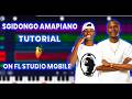 how to make [sgidongo] amapiano like [mdu aka trp] on [fl studio mobile] for beginners