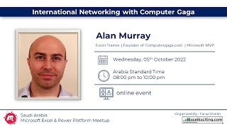 International Networking with Alan Murray (@Computergaga)