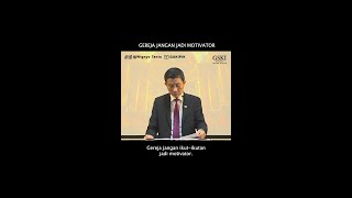 Gereja Jangan Jadi Motivator | Pdt. Dr. Ir. Wignyo Tanto, M.M., M.Th. - #Shorts