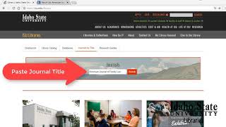 Finding the Full Text of an Article