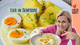Eier in Senfsoße: Das schnelle 20-Minuten-Rezept für sensationelle Senfeier von meiner Oma 🥚