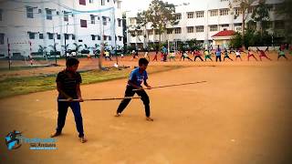 SILAMBAM In Coimbatore /stick rotating / the traditional martial art silambam class @Coimbatore