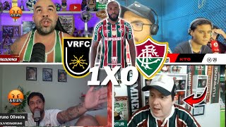 REAÇÕES DOS TRICOLORES NO GOL TOMADO DE BIKE COM PASSE DE BIKE- VOLTA REDONDA 1X0 FLUMINENSE- KKKKK