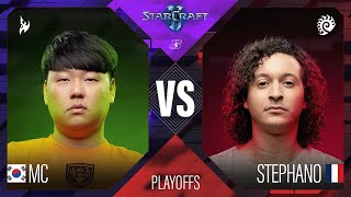 MC vs. Stephano // Gamers8 featuring StarCraft // SC2 Legends