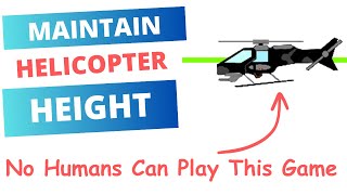 No Human Can Play This Game: maintain the Height of a 2D Helicopter by PID Controller in Python.