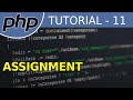 Assignment Operators - #11 PHP Tutorial For Beginners With Examples