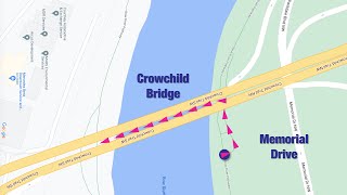 Crowchild Bridge East - Southbound