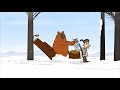 the snow funny cartoons log jam series