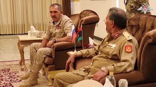 Russian army officials received in Libya after Khalifa Haftar invite