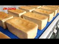 automatic toast making prodcution line.dough weight 200 1200g capacity 1600kg h