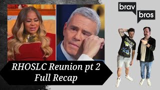 RHOSLC Reunion Part 2 Full Recap