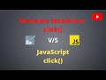 How to Perform Click on WebElement using Selenium WebDriver and JavaScript | Selenium - Java
