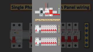 single phase Distribution panel wiring