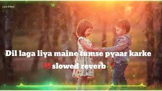 🥀Dil laga liya maine tumse pyaar karke slowed reverb💔new version song