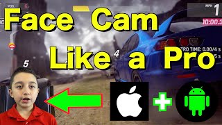 How to put face cam in video . Mobile Gaming face cam Tutorial