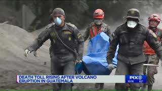 Volcano eruption death toll hits 109 in Guatemala