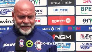Cosmi pre Crotone-Sampdoria: “Nessuno molla, il ritiro è stato più di un segnale”