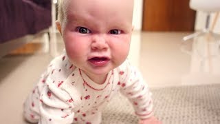 We filmed our baby when she CRIED or was CUTE for 24 HOURS! | Family Fizz