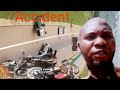 Survived Boda-Boda accident in Kampala at night