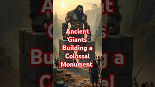 Ancient Giants Building a Colossal Monument #shorts #shortsfeed #shortsvideo #egyptian #egypt