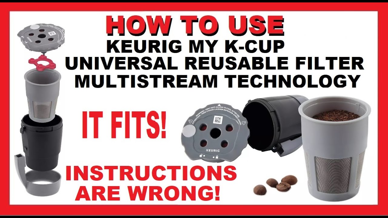 How To Use Keurig My K-Cup Universal Reusable Filter MultiStream ...