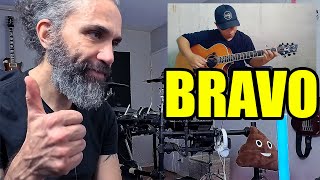 NICE! Alip Ba Ta Reaction DREAM THEATER Another Day Acoustic Fingerstyle Guitar Cover.