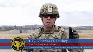 Lt. Gen. Luckey at Fort Hunter Liggett