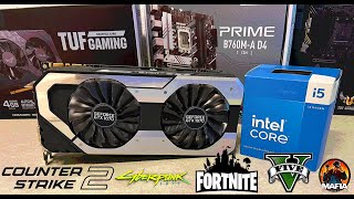 Intel Core i5 14400F + NVIDIA 1070 8GB | 10 Games | FPS Test