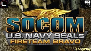 PSP - SOCOM - U.S. Navy SEALs Fireteam Bravo - LongPlay [4K:50FPS]🔴