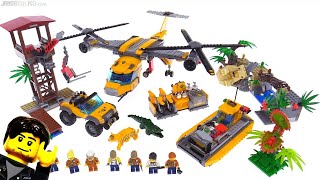 🔄 LEGO City 2017 Jungle Air Drop Helicopter playset review 🐯 60162 re upload