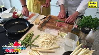 Volkers Foodtorial - Grüner Spargel mit Parmaschinken