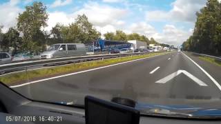 Geschaarde vrachtwagen A67