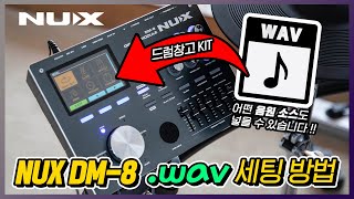 NUX DM-8 커스텀 음원 세팅 방법 ⚙️ 어떤 음원도 넣을 수 있습니다 !