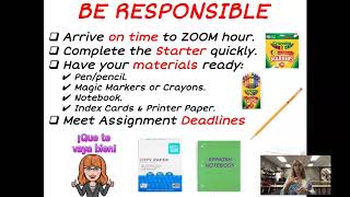 Virtual Classroom Expectations: On Line Etiquette