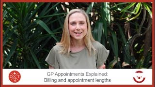 GP Appointments explained - billing and appointment lengths