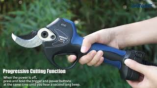 How to Activate the Progressive Function？ 【SWANSOFT 8605Pro Electric Pruners】