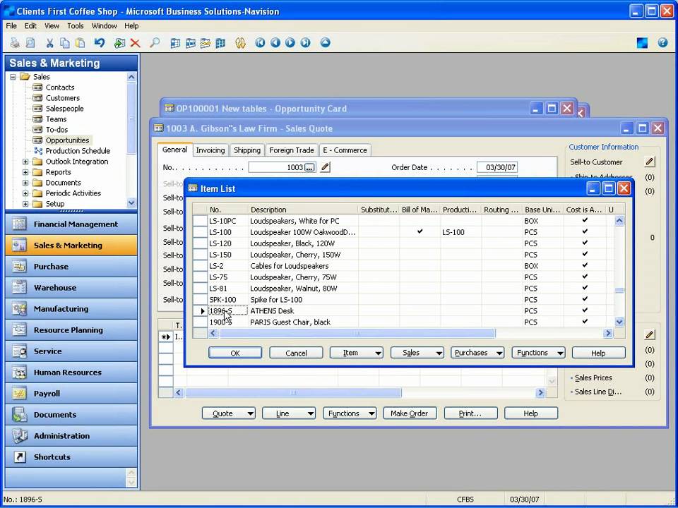 Microsoft Dynamics Nav Crm Youtube