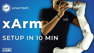 UFactory xArm 6 Setup in Under 10 Minutes | Easy Robot Programming (Blockly, ROS 2, Python)