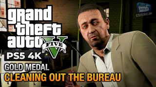 GTA 5 PS5 - Mission #60 - Cleaning out the Bureau [Gold Medal Guide - 4K 60fps]